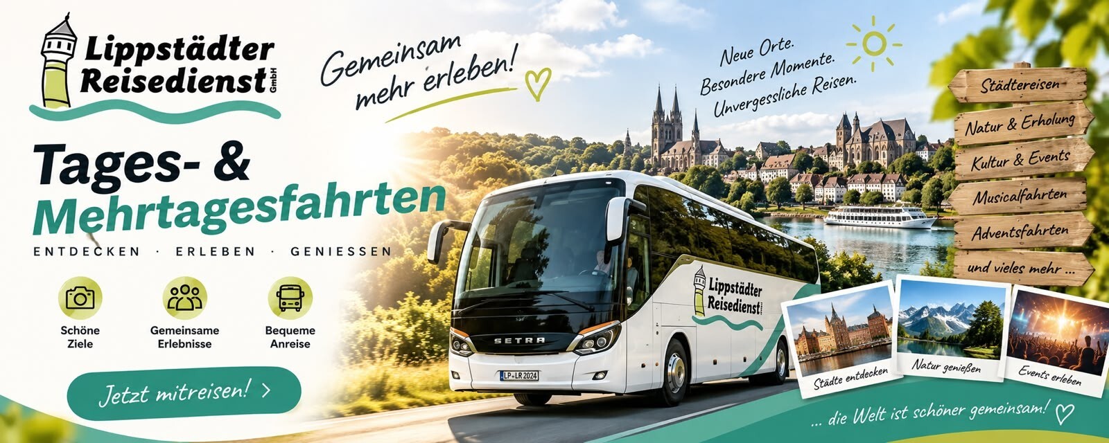 Tages- und Mehrtagesfahrten
